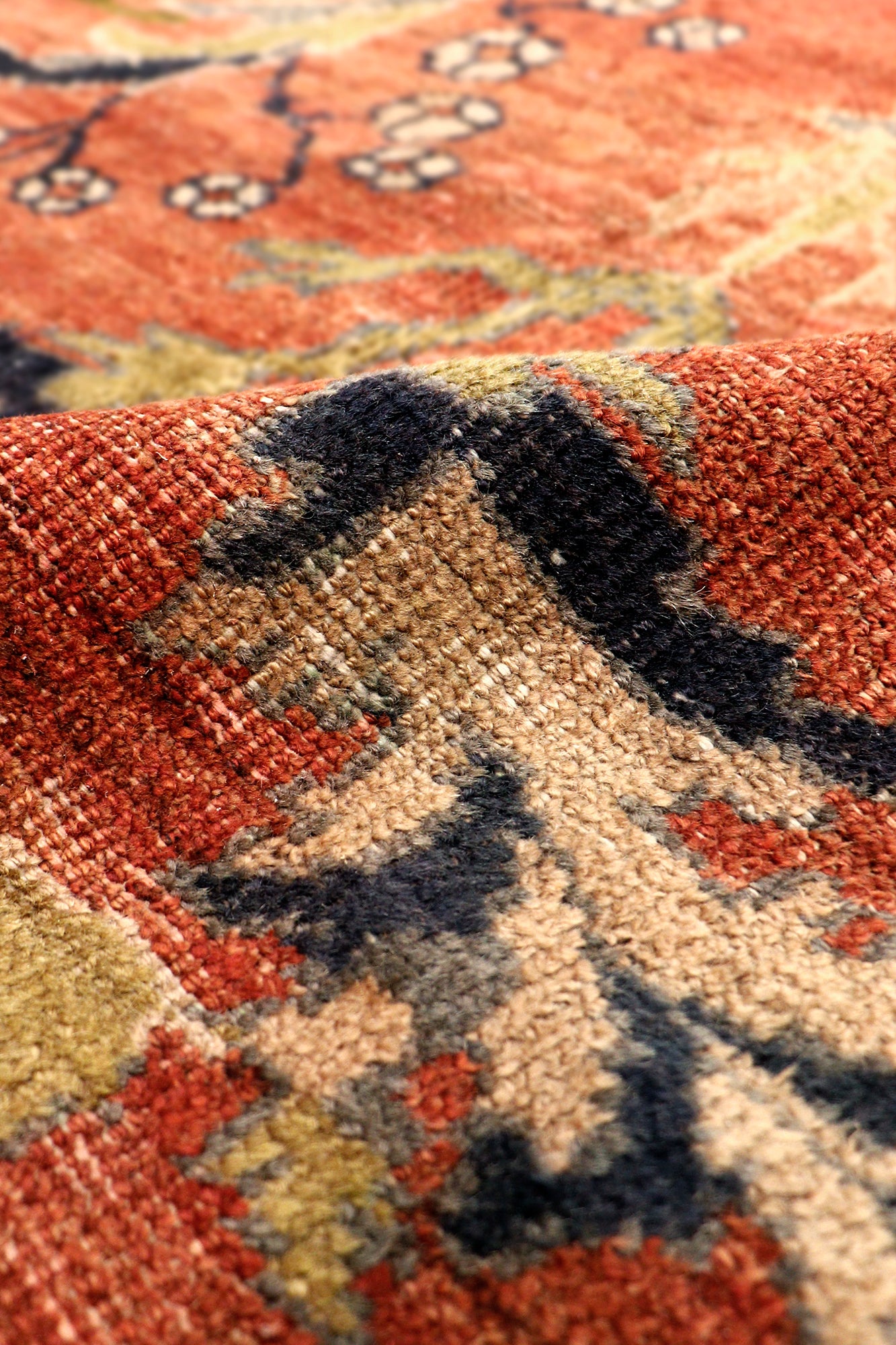 Rust Woolen Area Rug