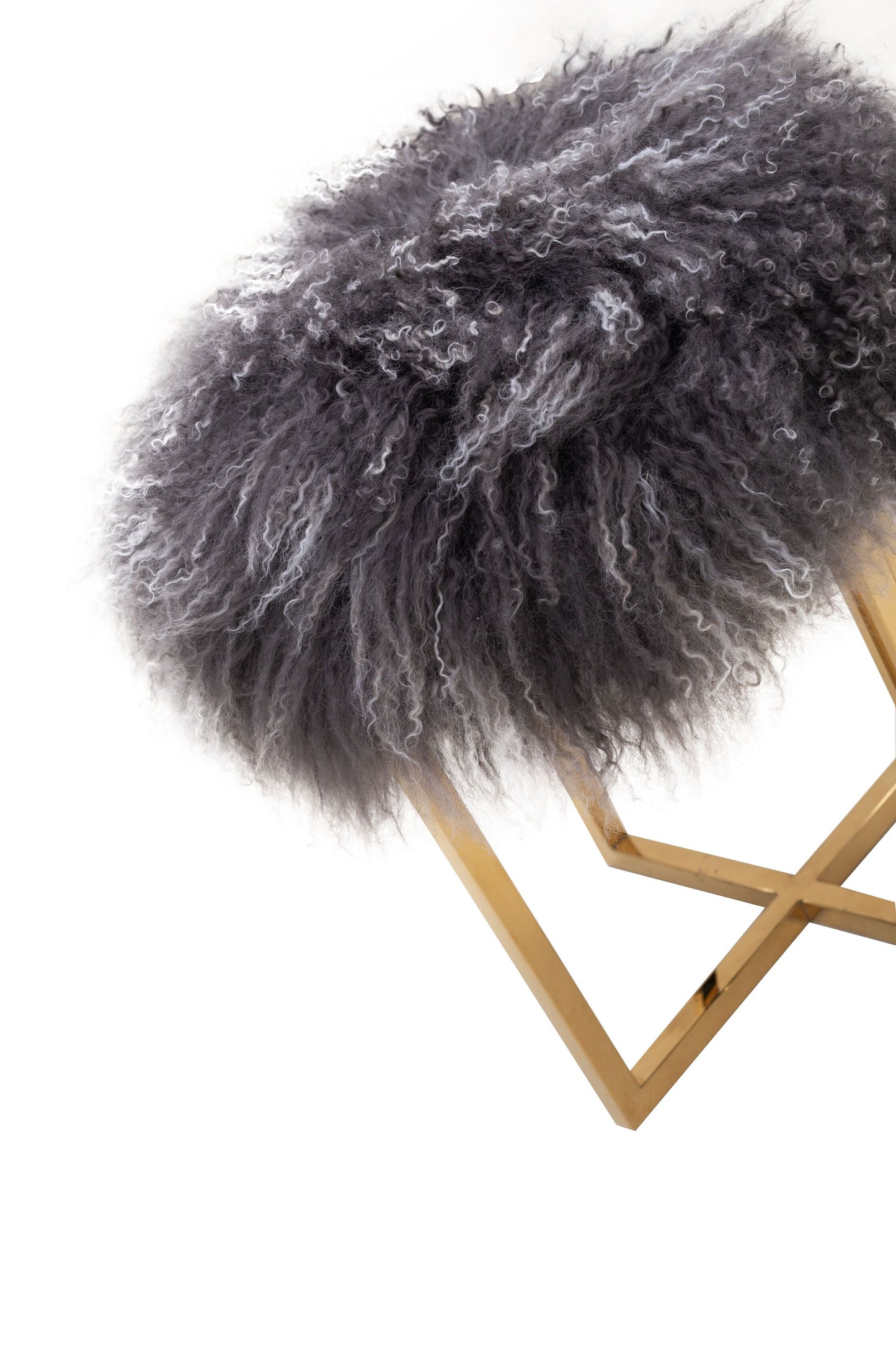 Gold Gray Sorrento puf