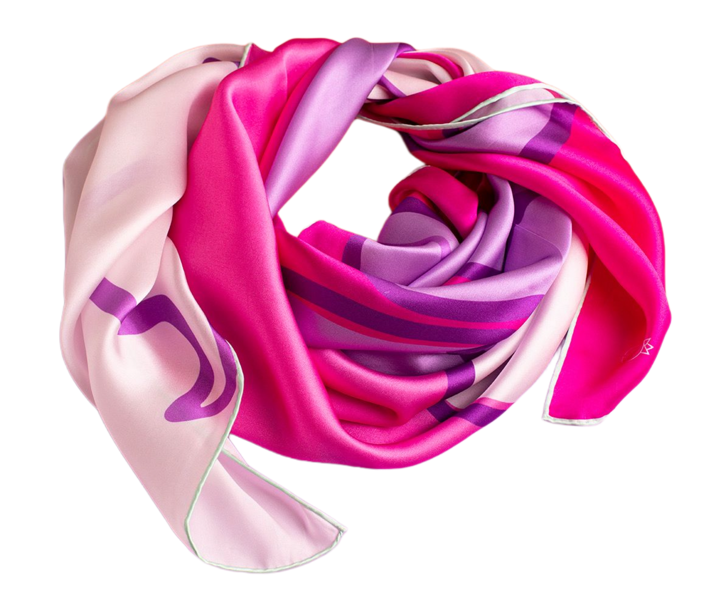 Pink Silk Scarf