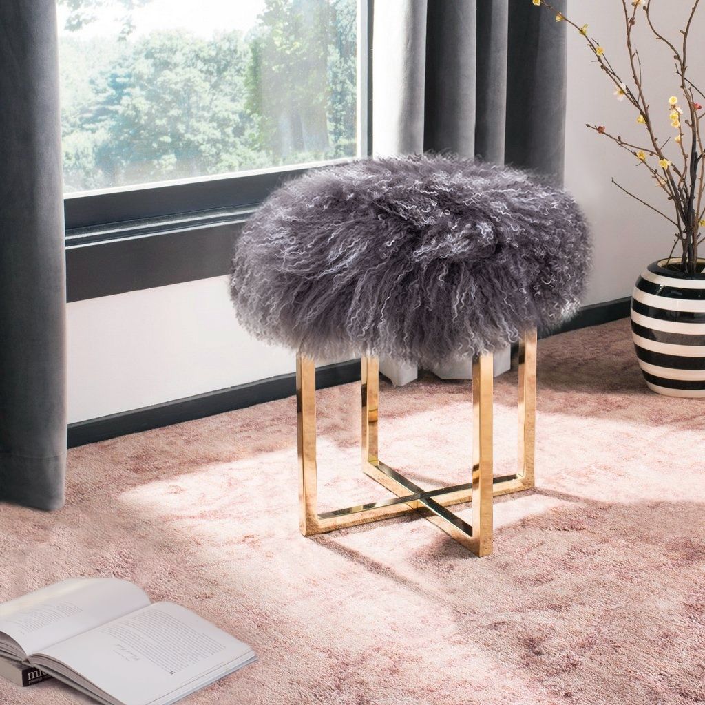 Gold Gray Sorrento puf