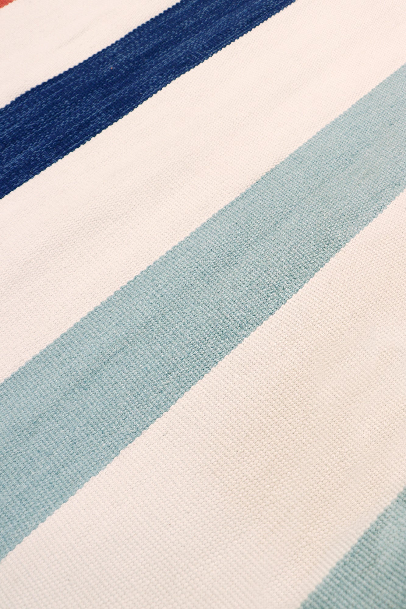 Stripped Colorful Handwoven Indoor/Outdoor Area Rug