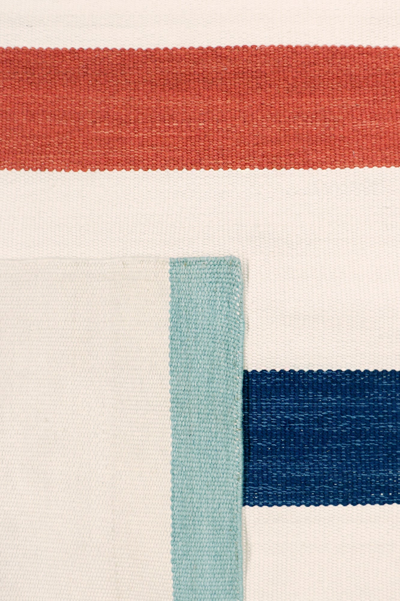 Stripped Colorful Handwoven Indoor/Outdoor Area Rug