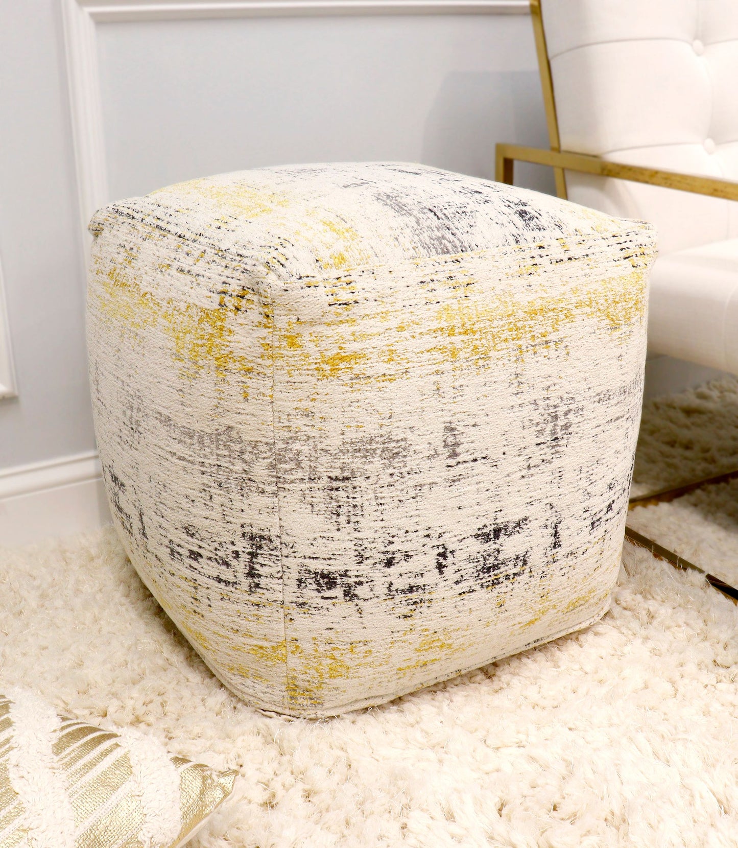 Ivery Gold Grandcanyon Cotton Pouf