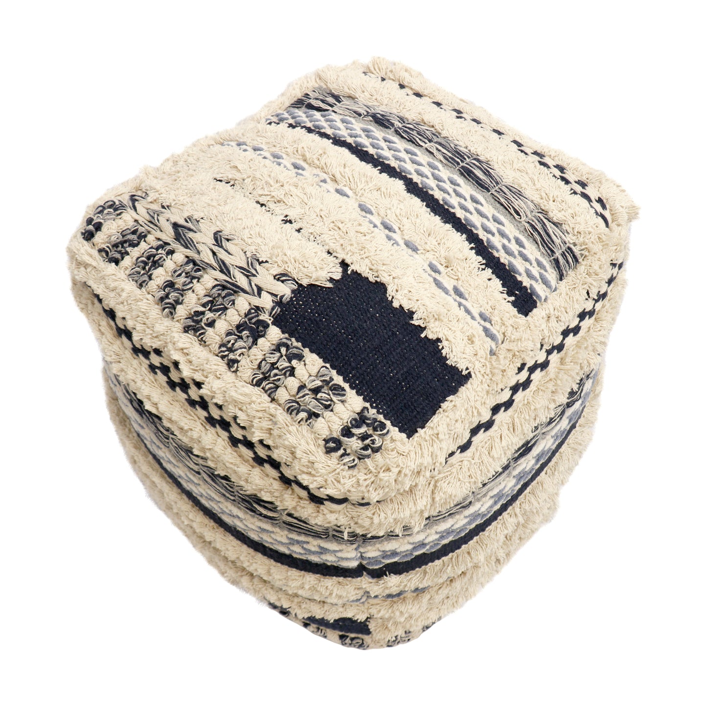 Grandcanyon Navy Cotton Pouf